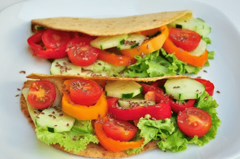 healthy flax wrap